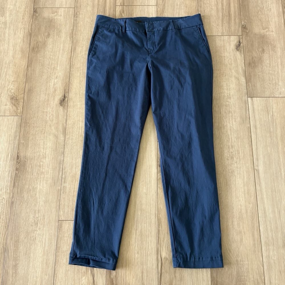 Kut from the Kloth Trouser Blue Skinny‎ Khaki Pants Womens Size 12